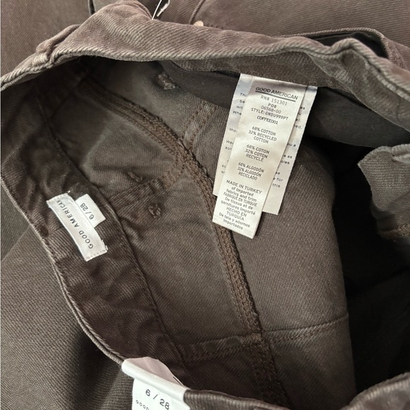 Good American High Rise Jeans in Dark Brown - 6/28 - Picture 9 of 10